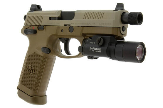 SureFire X300 Ultra Weapon Light mounted on a handgun